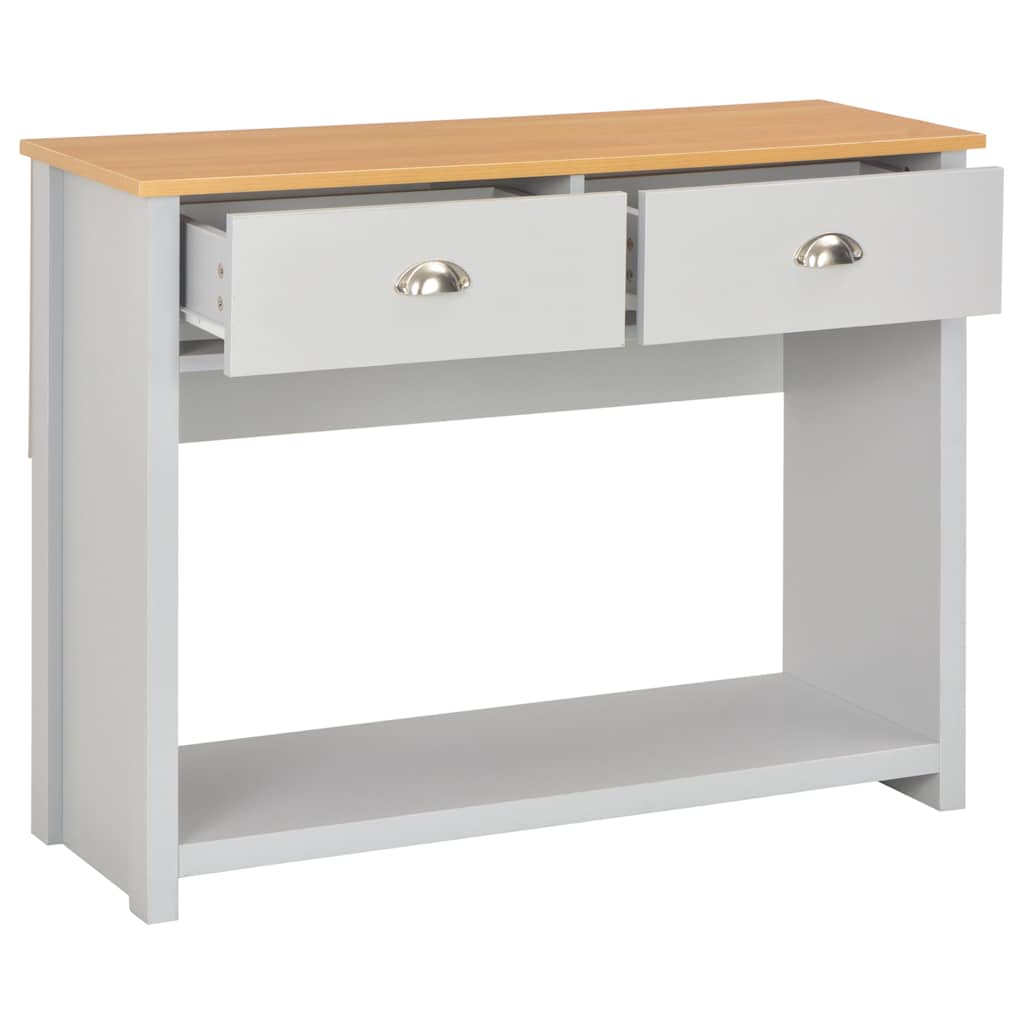 vidaXL Τραπέζι Κονσόλα Γκρι 97 x 35 x 76 εκ.