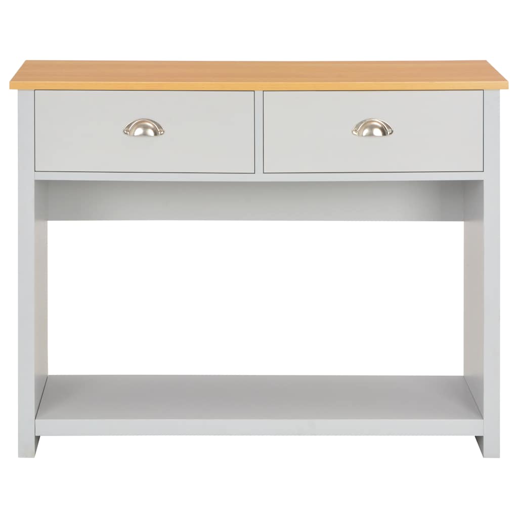 vidaXL Τραπέζι Κονσόλα Γκρι 97 x 35 x 76 εκ.