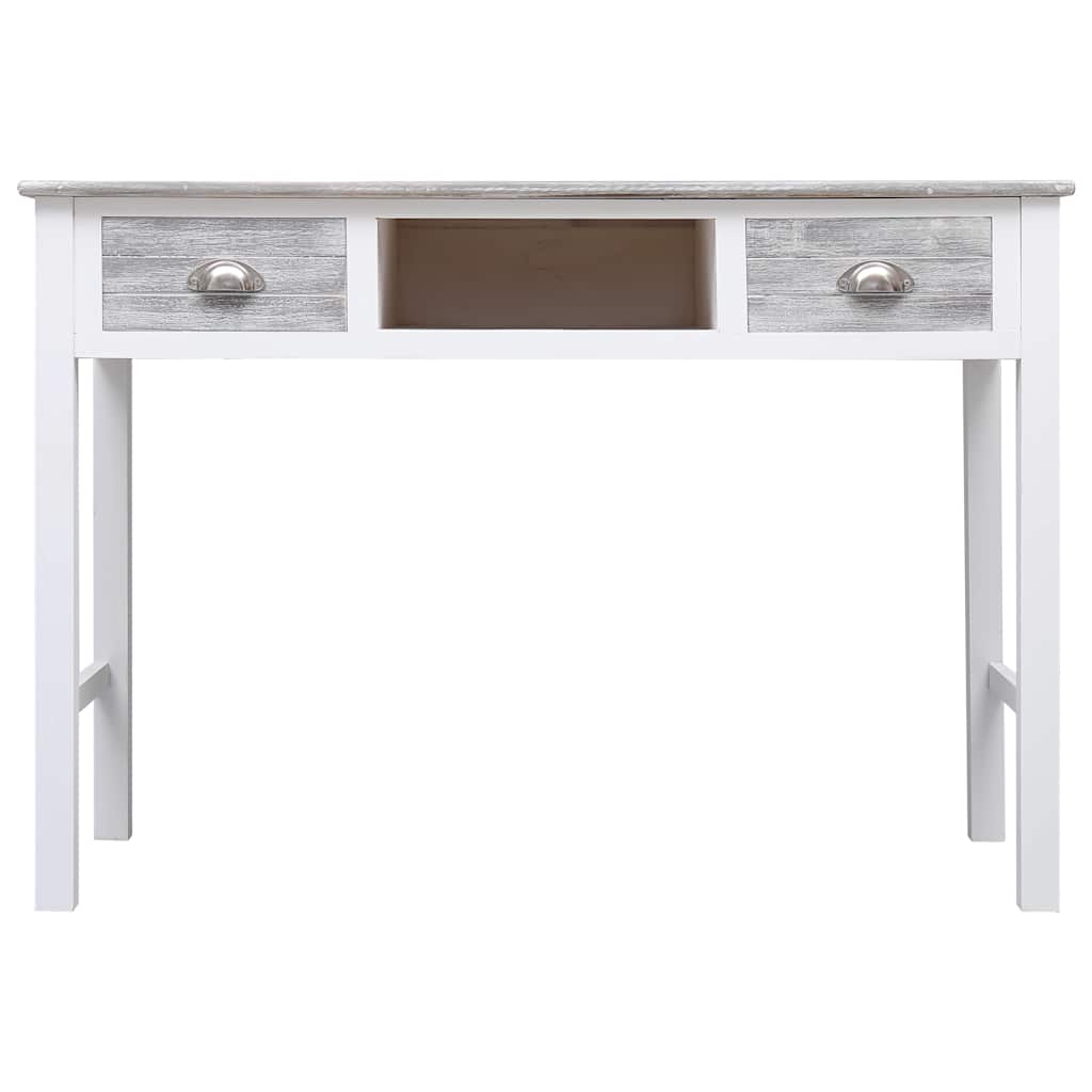 vidaXL Γραφείο Γκρι 110 x 45 x 76 εκ. Ξύλινο