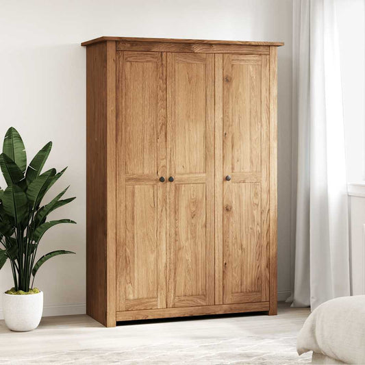 vidaXL Ντουλάπα Τρίφυλλη 118 x 50 x 171,5 εκ. Ξύλο Πεύκου Σειρά Panama