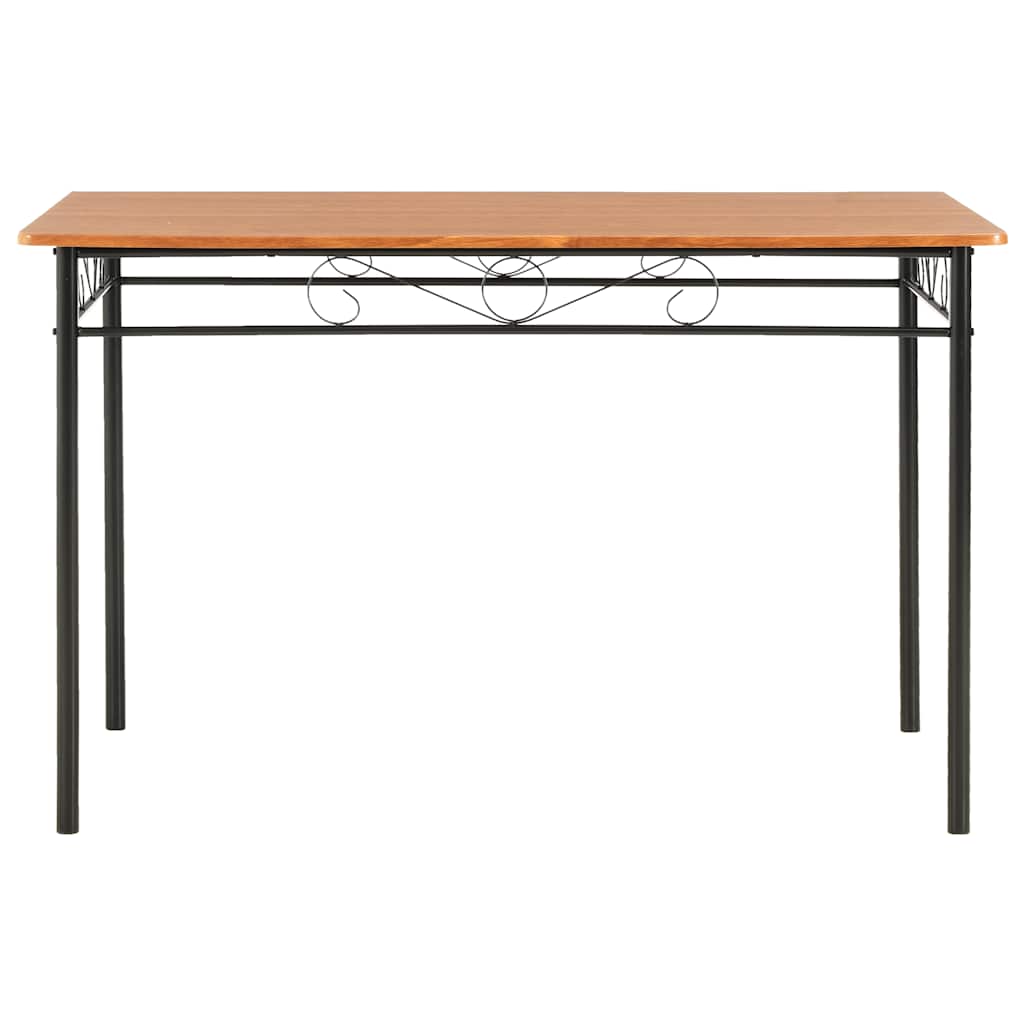 vidaXL Τραπεζαρία Καφέ 120 x 70 x 75 εκ. από MDF
