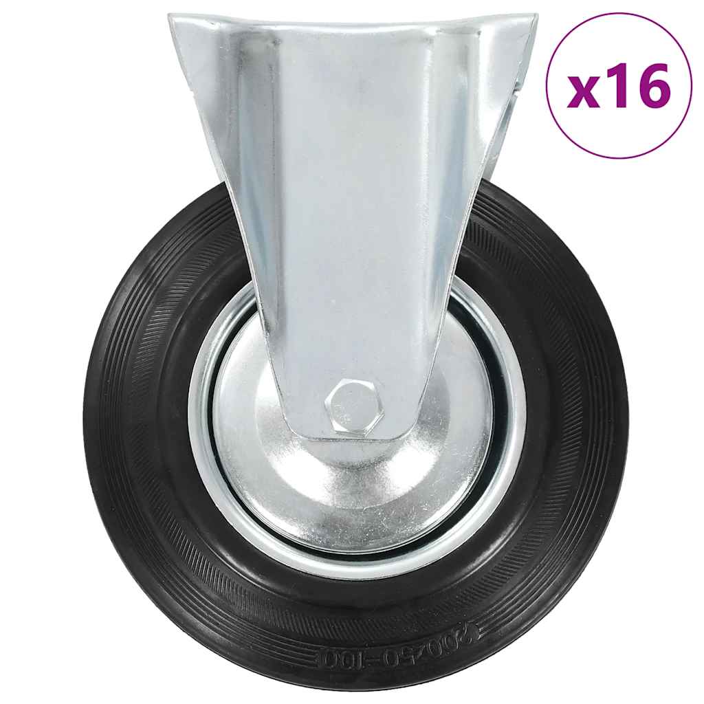 vidaXL Ρόδες Σταθερές 16 τεμ. 200 χιλ.