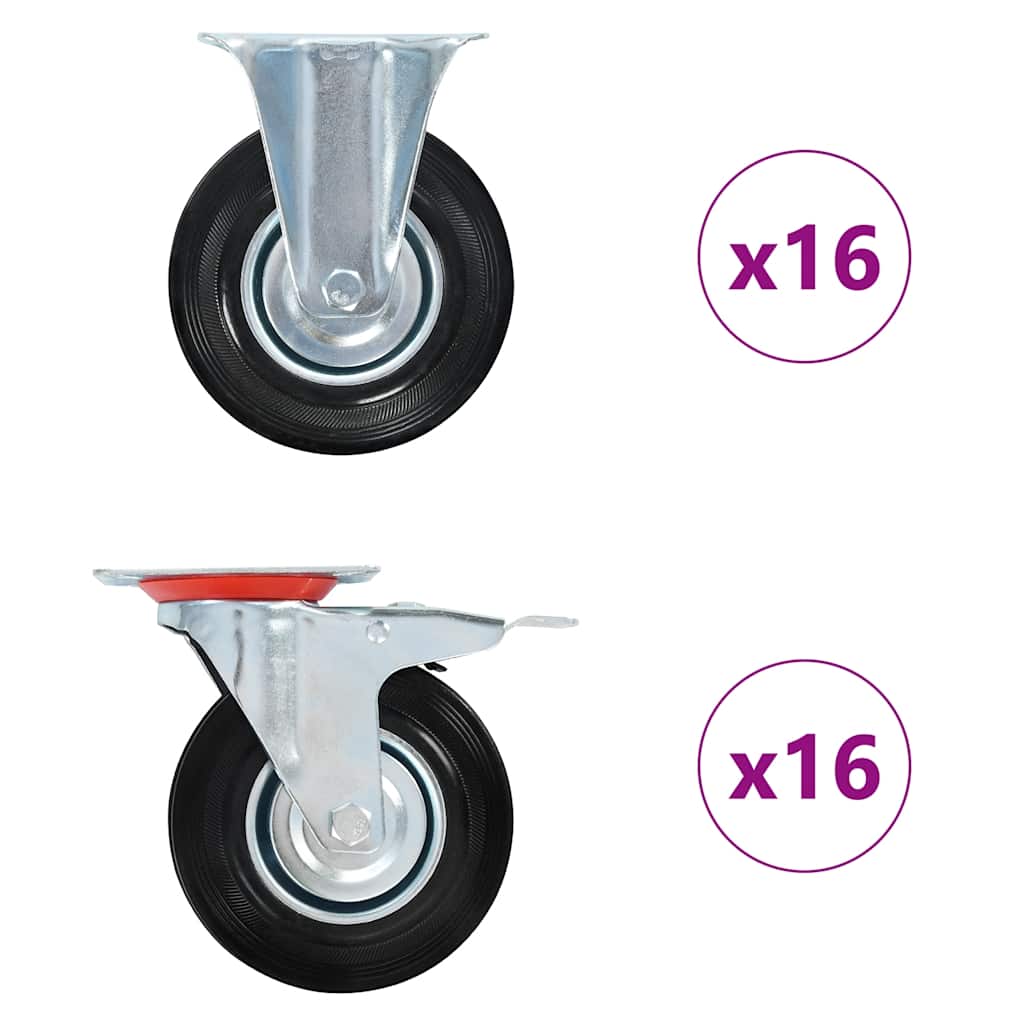vidaXL Ρόδες 32 τεμ. 125 χιλ.