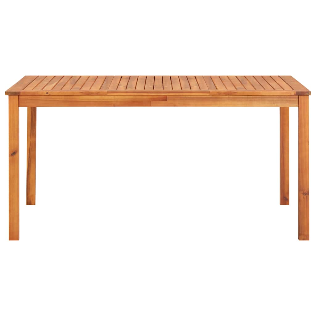 vidaXL Τραπέζι Κήπου 150 x 90 x 74 εκ. από Μασίφ Ξύλο Ακακίας