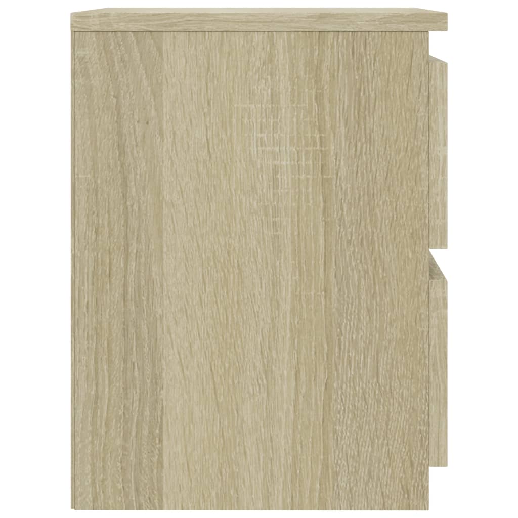 vidaXL Κομοδίνο Χρώμα Sonoma Δρυς 30 x 30 x 40 εκ. από Επεξ. Ξύλο