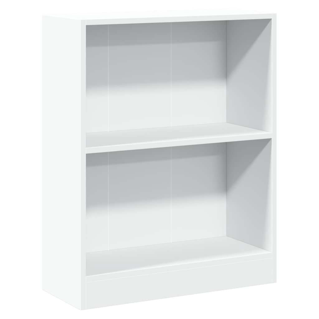 vidaXL Βιβλιοθήκη Λευκή 60 x 24 x 76 εκ. από Επεξεργασμένο Ξύλο
