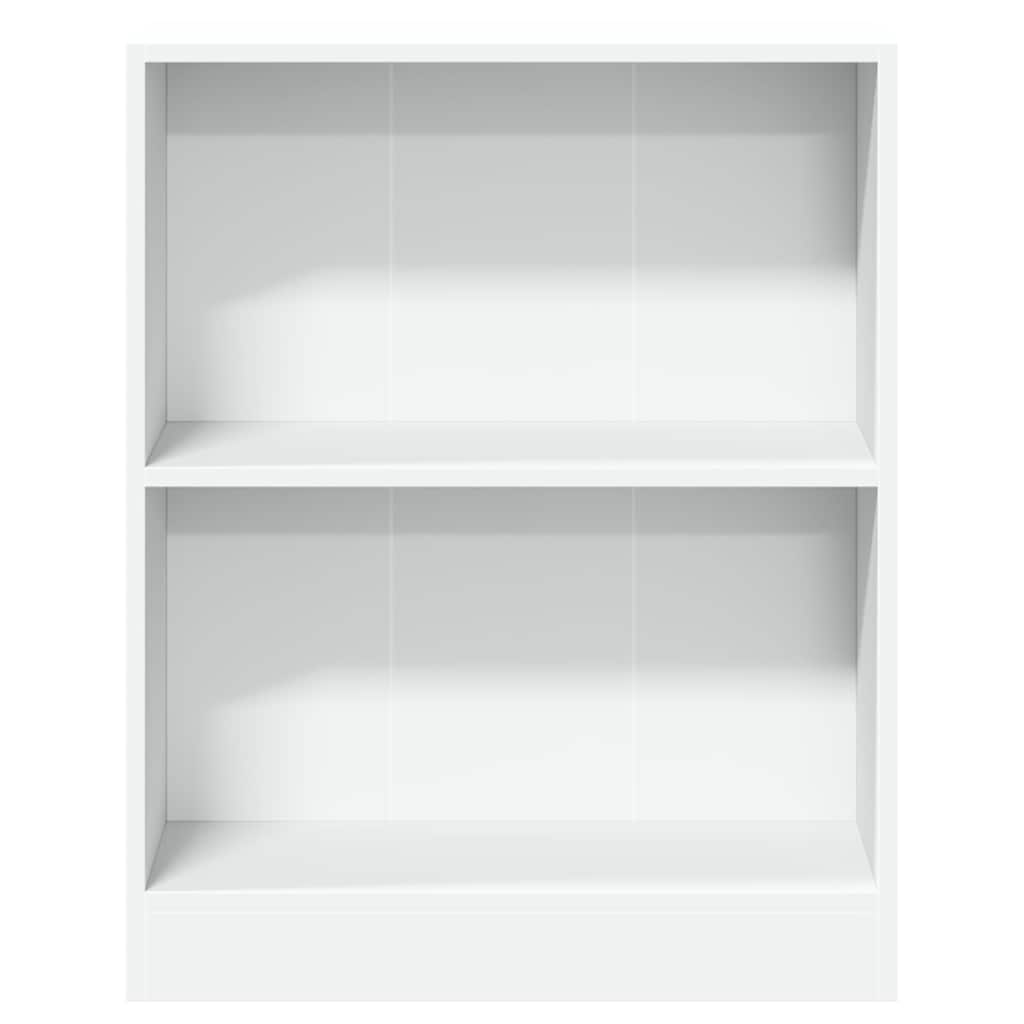 vidaXL Βιβλιοθήκη Λευκή 60 x 24 x 76 εκ. από Επεξεργασμένο Ξύλο