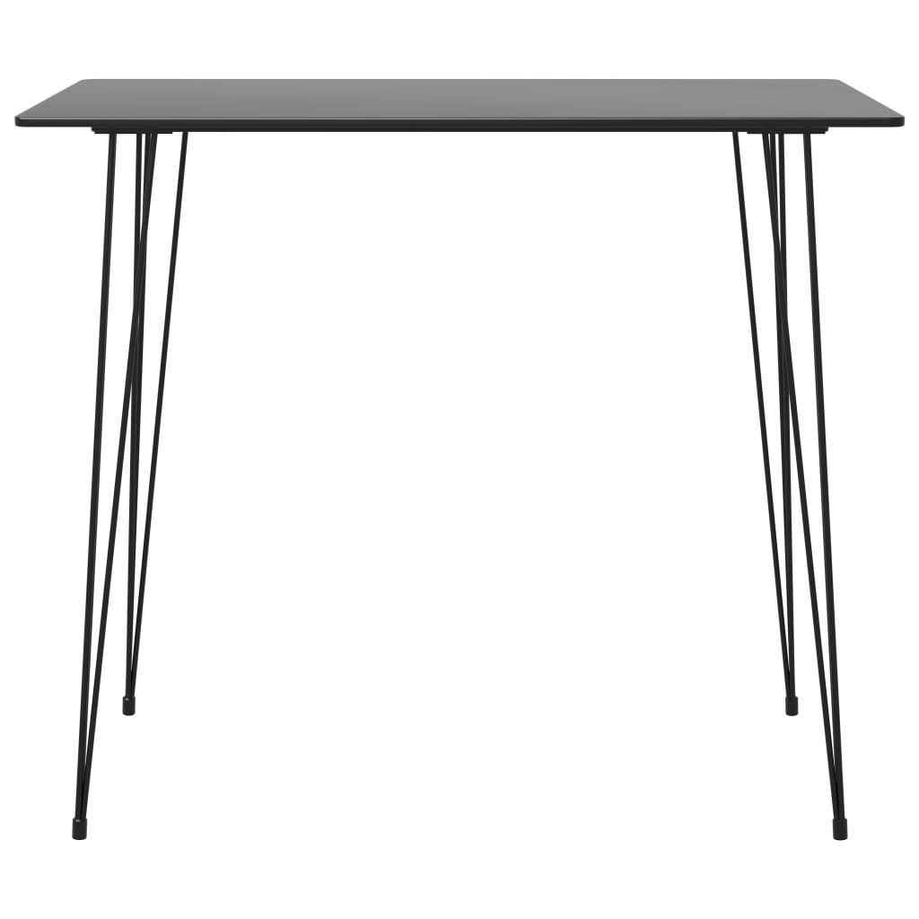 vidaXL Τραπέζι Μπαρ Μαύρο 120 x 60 x 105 εκ.