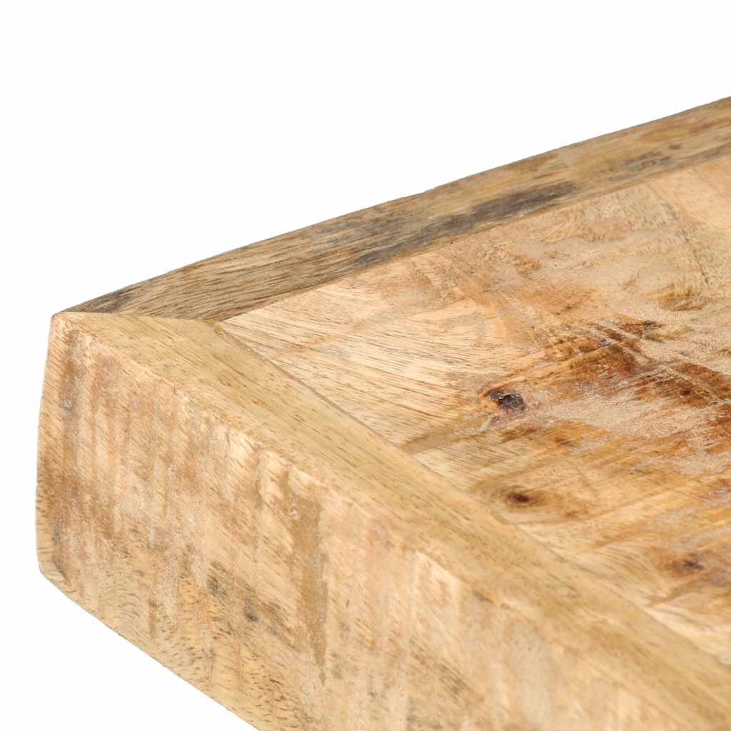 vidaXL Τραπεζαρία 180 x 90 x 76 εκ. από Μασίφ Ακατέργαστο Ξύλο Μάνγκο