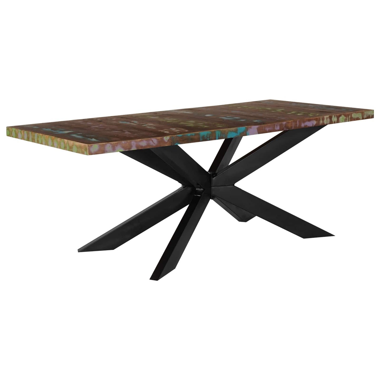 vidaXL Τραπεζαρία 180 x 90 x 76 εκ. από Μασίφ Ανακυκλωμένο Ξύλο