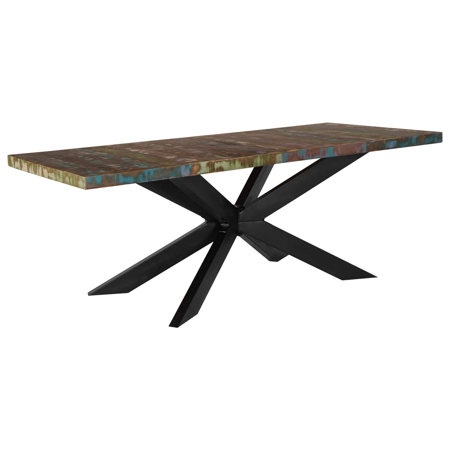 vidaXL Τραπεζαρία 180 x 90 x 76 εκ. από Μασίφ Ανακυκλωμένο Ξύλο