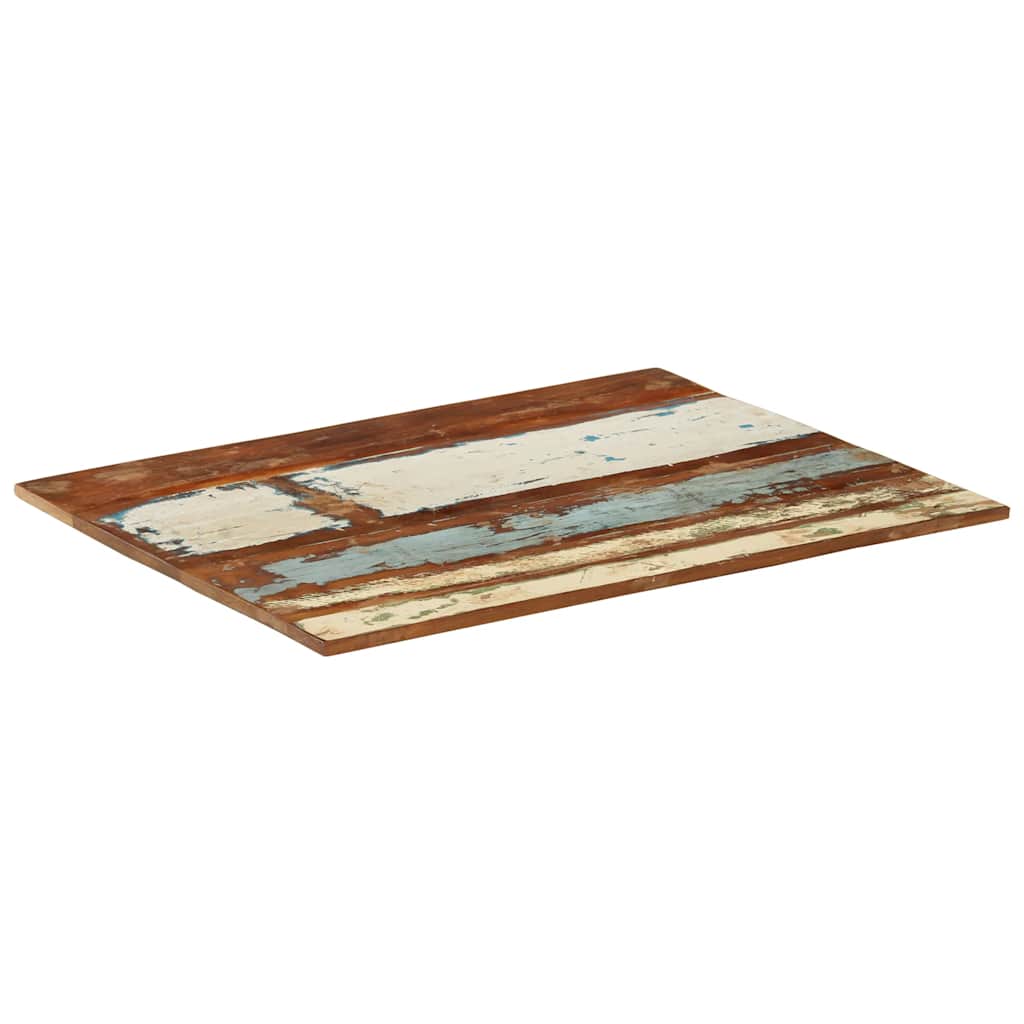 vidaXL Επιφάνεια Τραπεζιού Ορθ. 70x90 εκ 15-16 χιλ Μασίφ Ανακ. Ξύλο