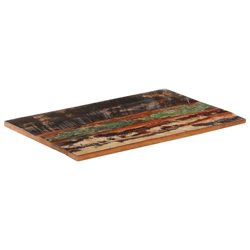 vidaXL Επιφάνεια Τραπεζιού Ορθ. 60x90 εκ 25-27 χιλ Μασίφ Ανακ. Ξύλο