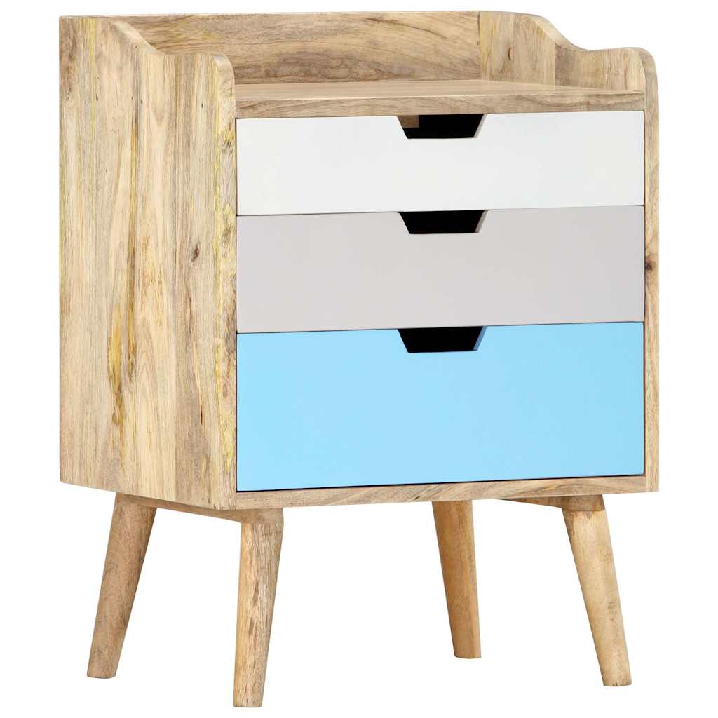 vidaXL Κομοδίνο 47 x 35 x 63 εκ. από Μασίφ Ξύλο Μάνγκο