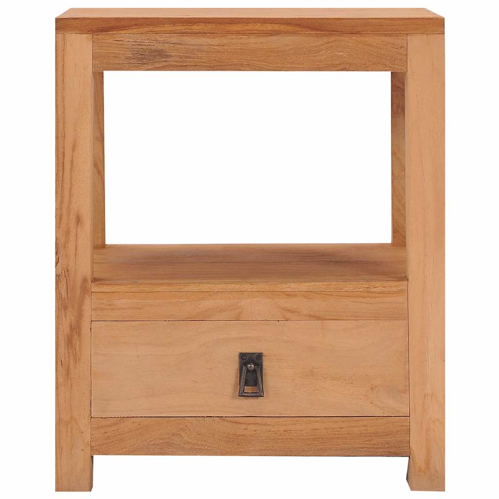 vidaXL Κομοδίνο 40 x 30 x 50 εκ. από Μασίφ Ξύλο Teak