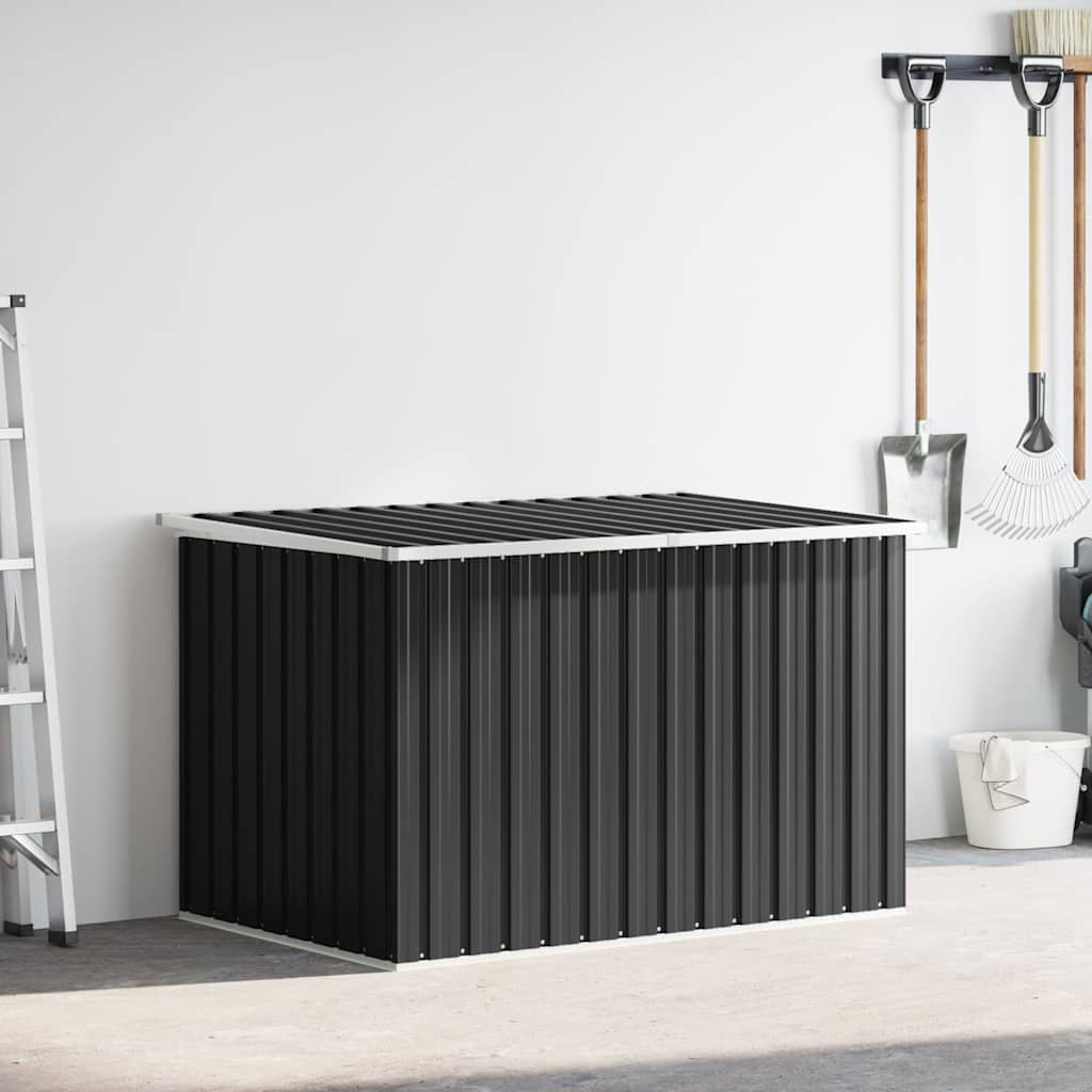 vidaXL Μπαούλο Αποθήκευσης Κήπου Ανθρακί 150 x 101 x 91 εκ.