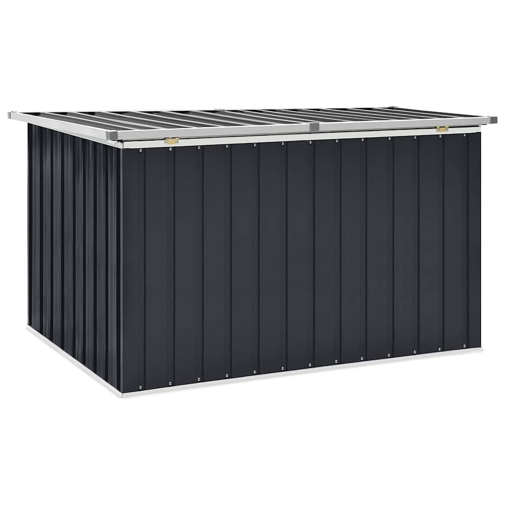 vidaXL Μπαούλο Αποθήκευσης Κήπου Ανθρακί 150 x 101 x 91 εκ.