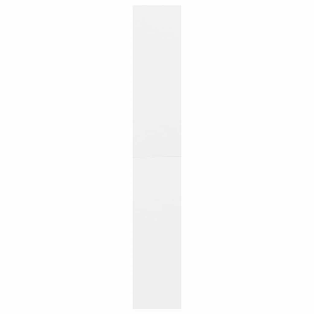 vidaXL Βιβλιοθήκη με 5 Ράφια Λευκή 80 x 30 x 189 εκ. Επεξ. Ξύλο