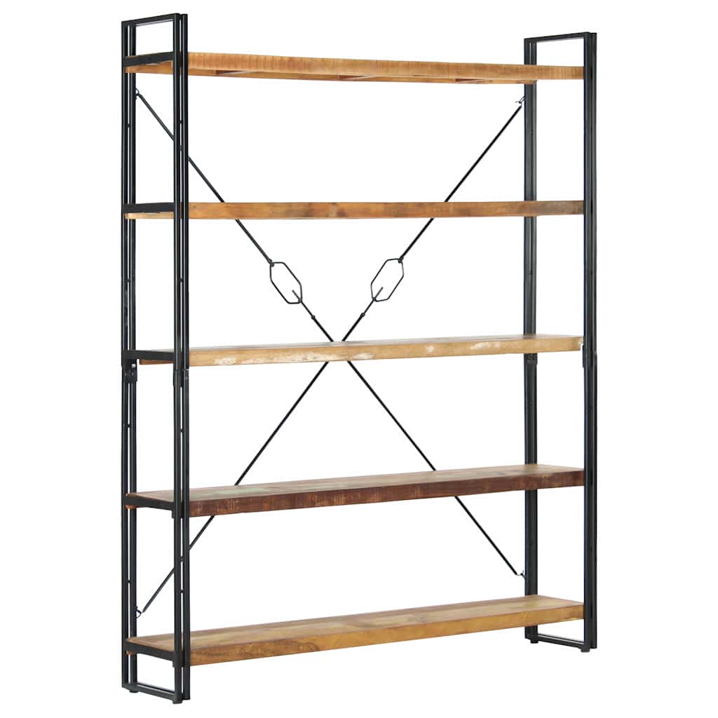 vidaXL Βιβλιοθήκη με 5 Επίπεδα 140x30x180 εκ. Μασίφ Ανακυκλωμένο Ξύλο