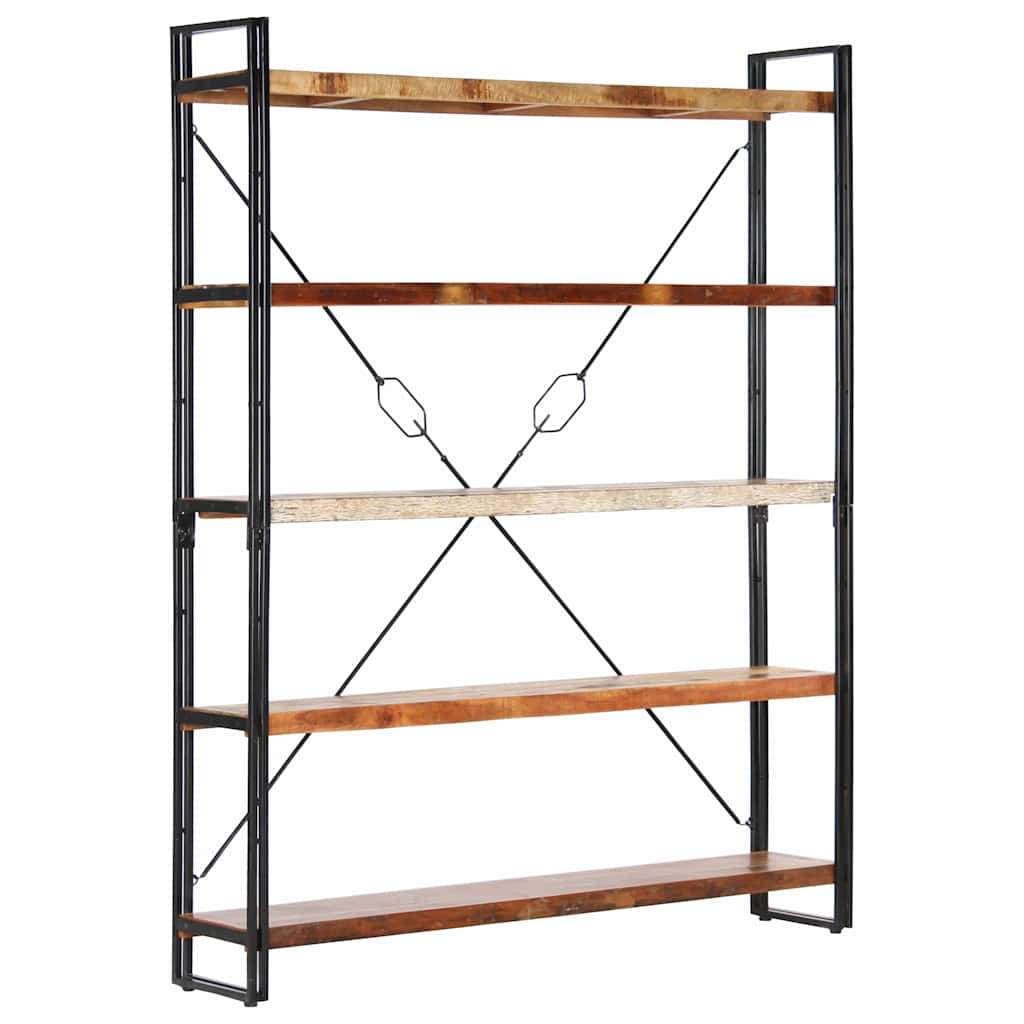 vidaXL Βιβλιοθήκη με 5 Επίπεδα 140x30x180 εκ. Μασίφ Ανακυκλωμένο Ξύλο