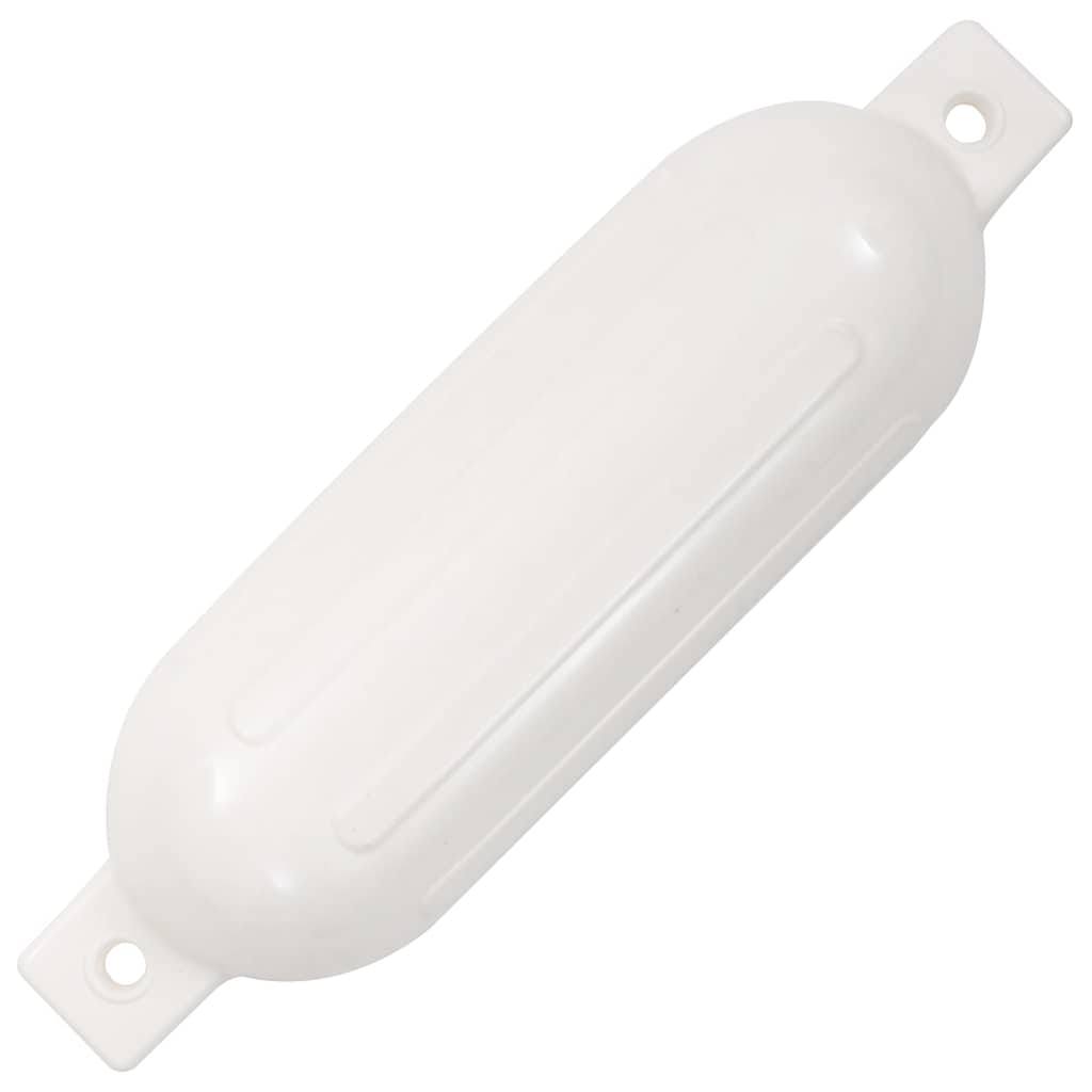 vidaXL Προφυλακτήρες Σκάφους 4 τεμ. Λευκοί Ø 14 x 50 εκ. από PVC
