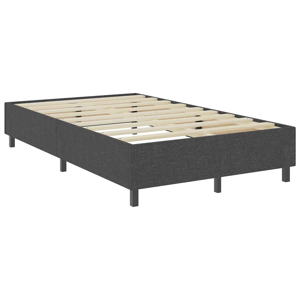vidaXL Πλαίσιο Κρεβατιού Boxspring Γκρι 120 x 200 εκ. Υφασμάτινο