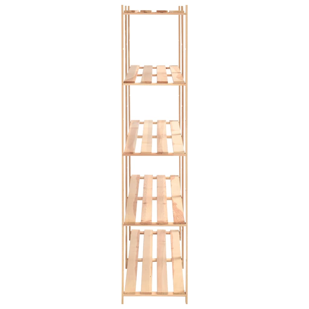 vidaXL Ραφιέρες 5 Επιπέδων 10τεμ 500 κ 170x38x170 εκ Μασίφ Ξύλο Πεύκου