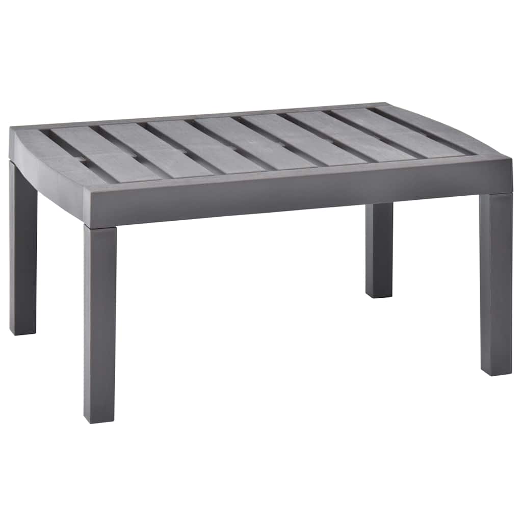 vidaXL Τραπέζι Κήπου Μόκα 78 x 55 x 38 εκ. Πλαστικό