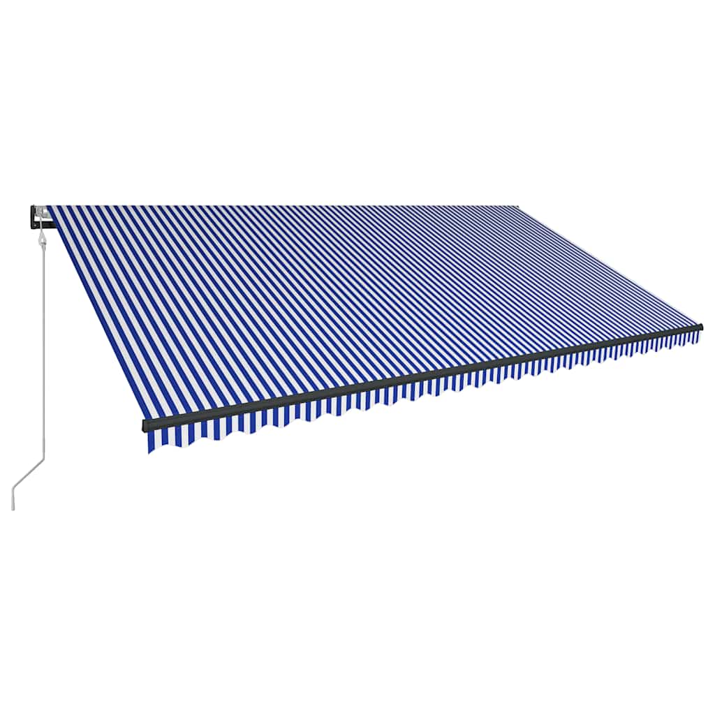 vidaXL Ηλεκτρική τέντα με LED και αισθητήρα 6 x 3 m