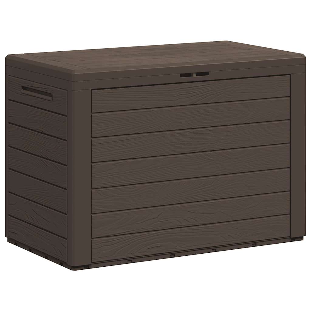 vidaXL Μπαούλο Αποθήκευσης Κήπου Καφέ 78 x 44 x 55 εκ.