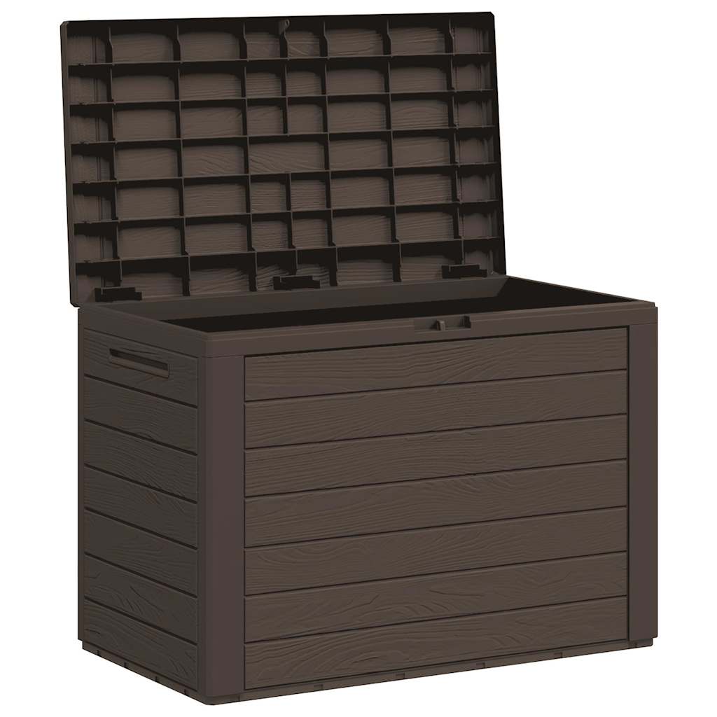 vidaXL Μπαούλο Αποθήκευσης Κήπου Καφέ 78 x 44 x 55 εκ.