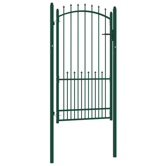 vidaXL Πύλη Φράχτη με Ακίδες EMMEN 104 x 134,5 cm Κλειδώσιμο