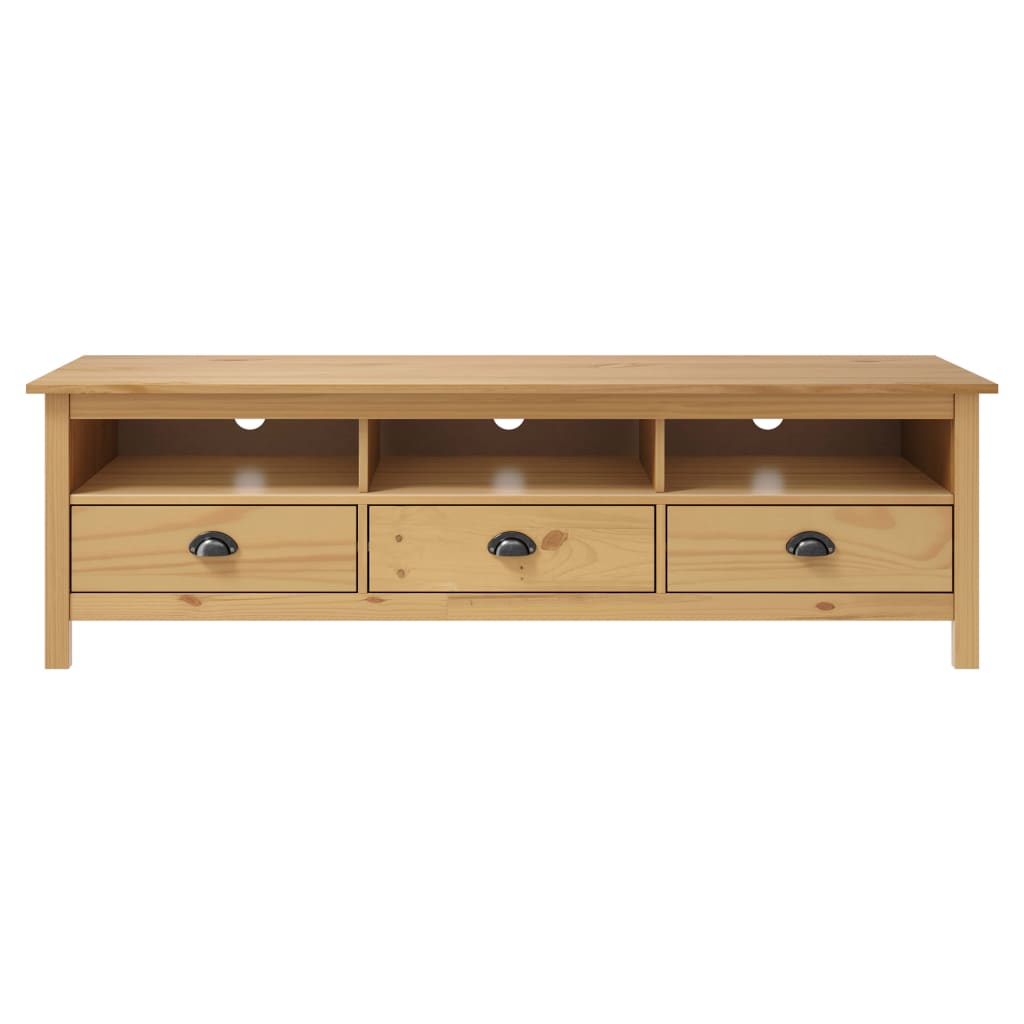vidaXL Έπιπλο Τηλεόρασης Hill Μελί 158x40x47 εκ. Ξύλο Πεύκου