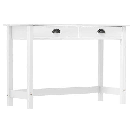 vidaXL Κονσόλα Hill 2 Συρτάρια 110x45x74 εκ από Μασίφ Ξύλο Πεύκου