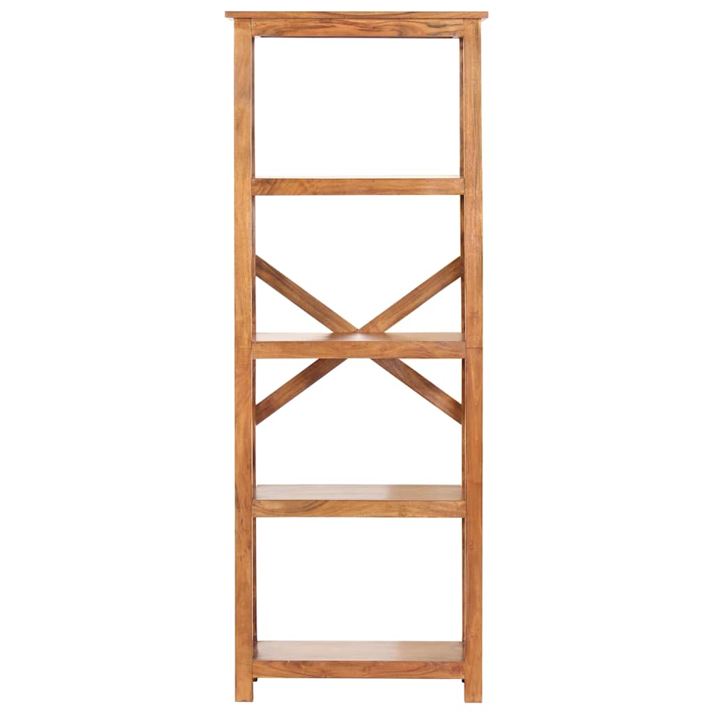 vidaXL Βιβλιοθήκη 60x30x160 εκ. Μασίφ Ξύλο Ακακίας με Μελί Φινίρισμα