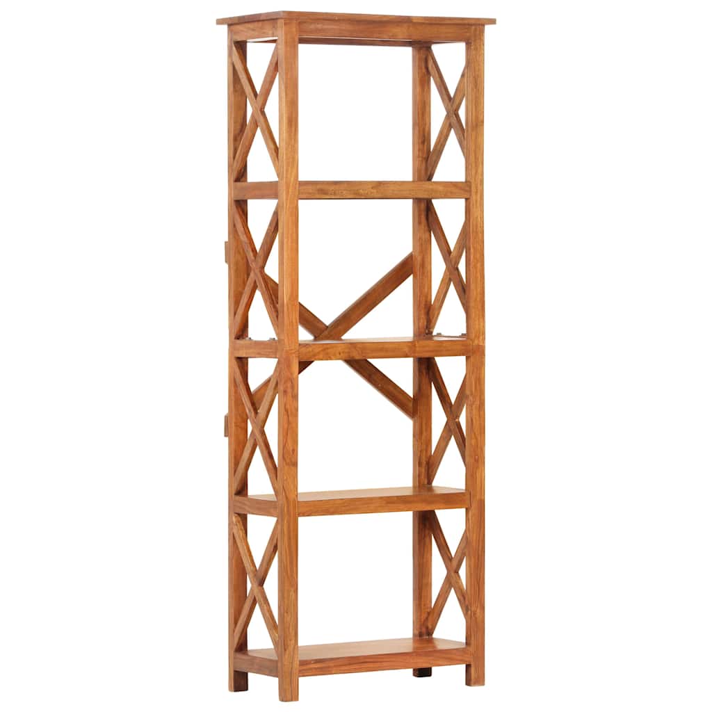 vidaXL Βιβλιοθήκη 60x30x160 εκ. Μασίφ Ξύλο Ακακίας με Μελί Φινίρισμα
