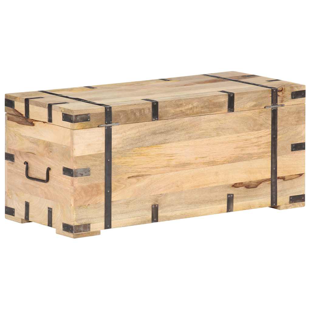 vidaXL Μπαούλο 90 x 40 x 40 εκ. από Μασίφ Ξύλο Μάνγκο