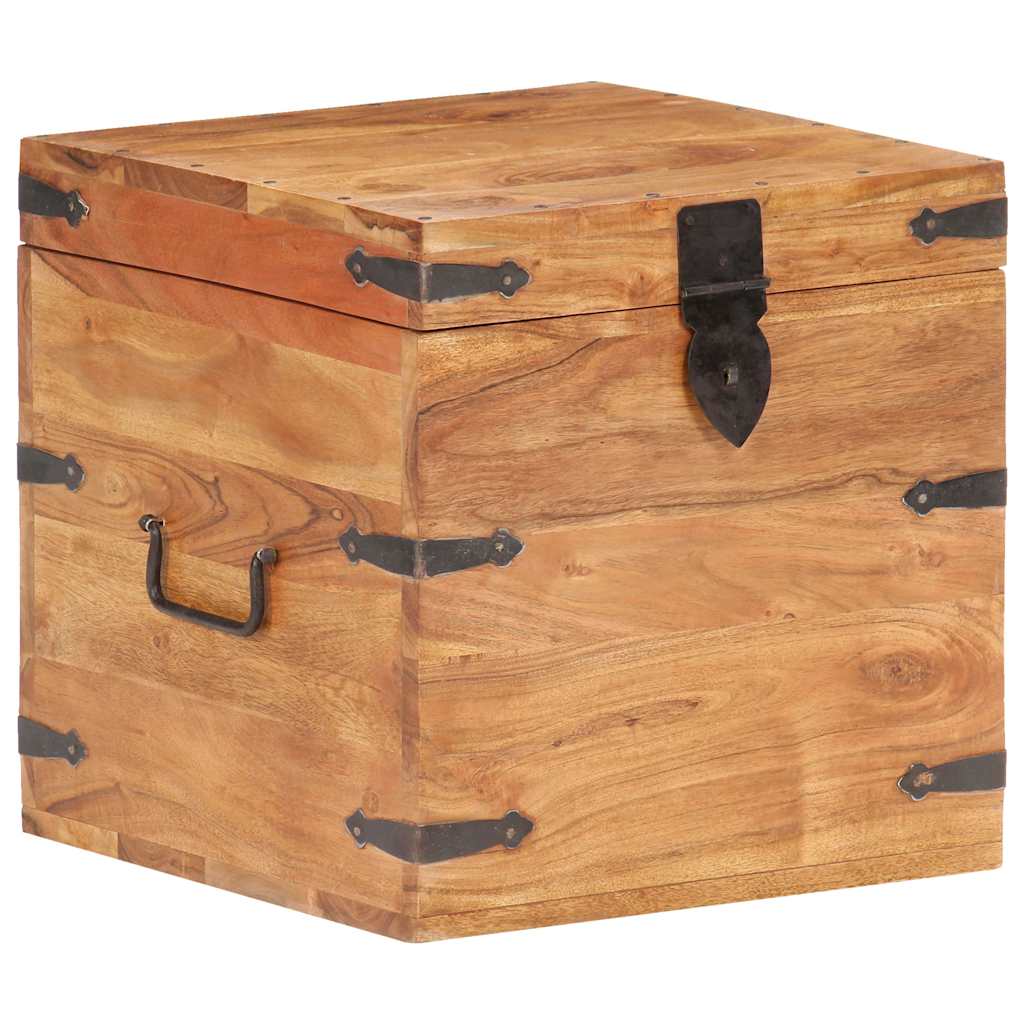 vidaXL Μπαούλο 40 x 40 x 40 εκ. από Μασίφ Ξύλο Ακακίας