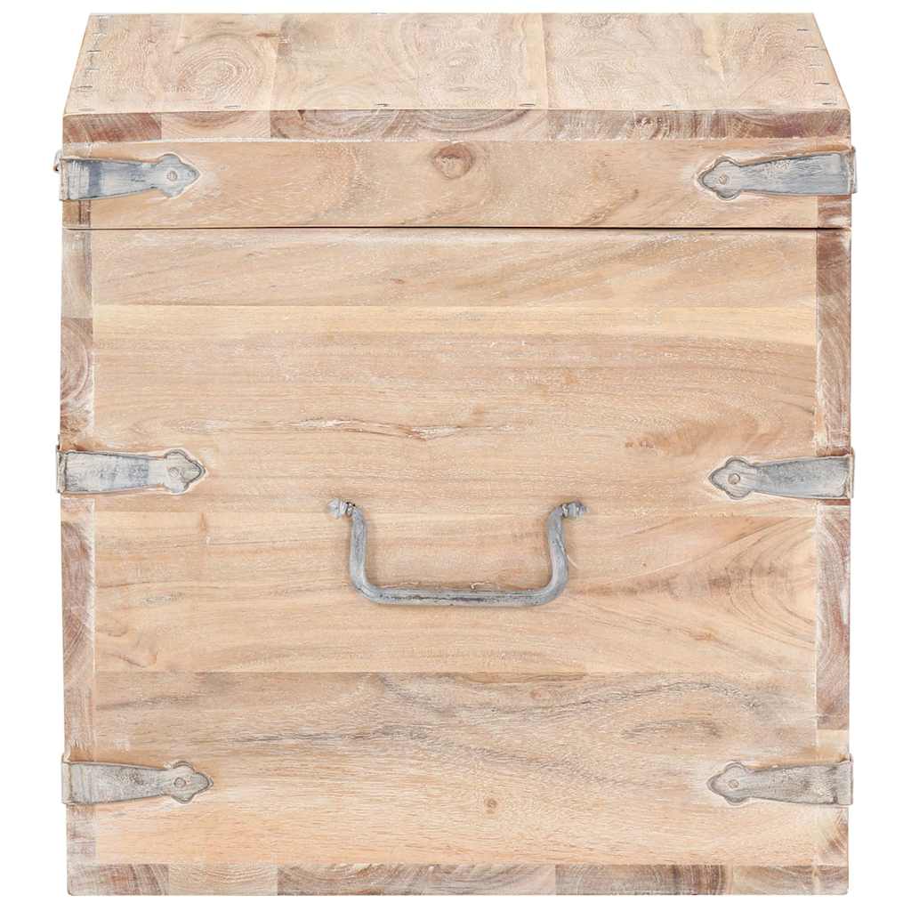 vidaXL Μπαούλο 40 x 40 x 40 εκ. από Μασίφ Ξύλο Ακακίας