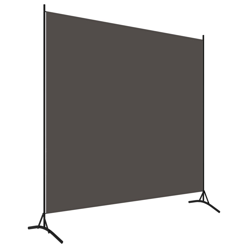 vidaXL Διαχωριστικό Δωματίου με Ανθρακί 175 x 180 εκ. Υφασμάτινο