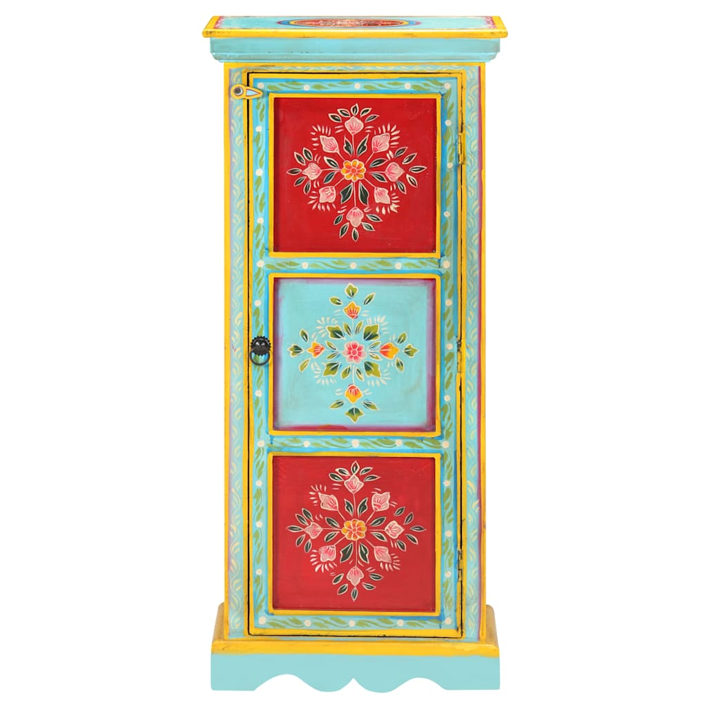 vidaXL Ντουλάπι με Χειροπ. Λεπτομέρειες 40x30x90 εκ. Μασίφ Ξύλο Μάνγκο