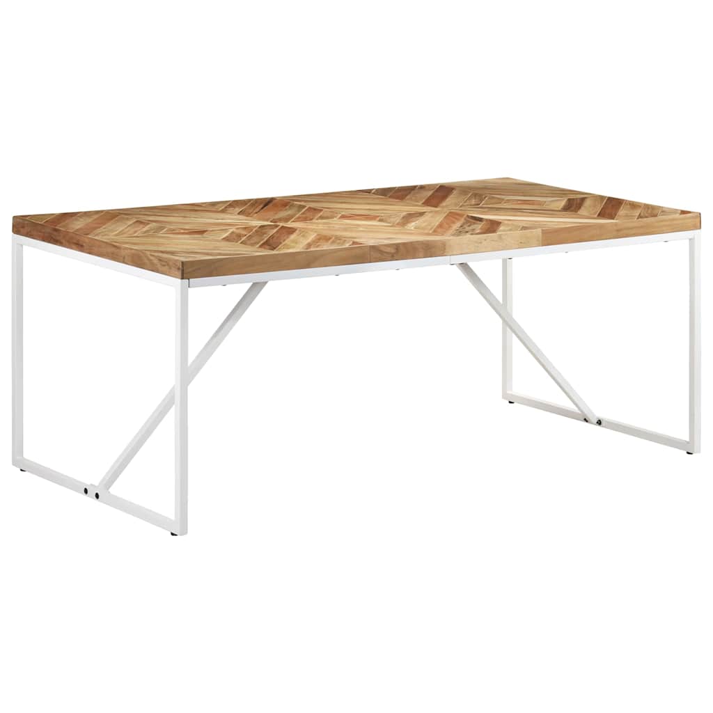 vidaXL Τραπεζαρία 180 x 90 x 76 εκ. από Μασίφ Ξύλο Ακακίας/Μάνγκο