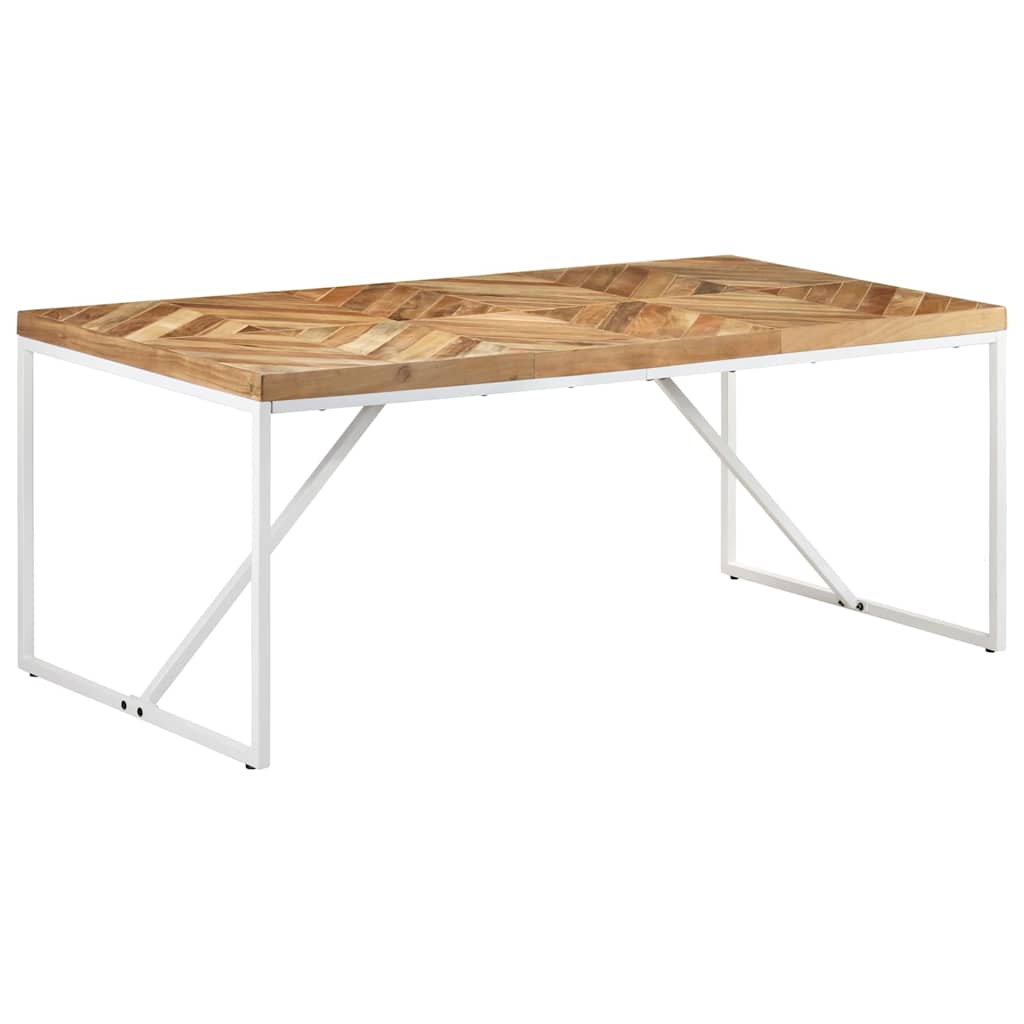 vidaXL Τραπεζαρία 180 x 90 x 76 εκ. από Μασίφ Ξύλο Ακακίας/Μάνγκο