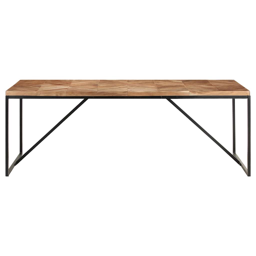 vidaXL Τραπεζαρία 200 x 90 x 76 εκ. από Μασίφ Ξύλο Ακακίας/Μάνγκο