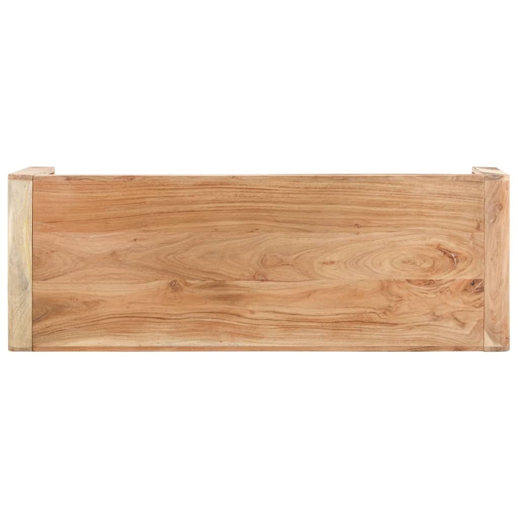 vidaXL Πάγκος 110 x 38 x 46 εκ. από Μασίφ Ξύλο Ακακίας