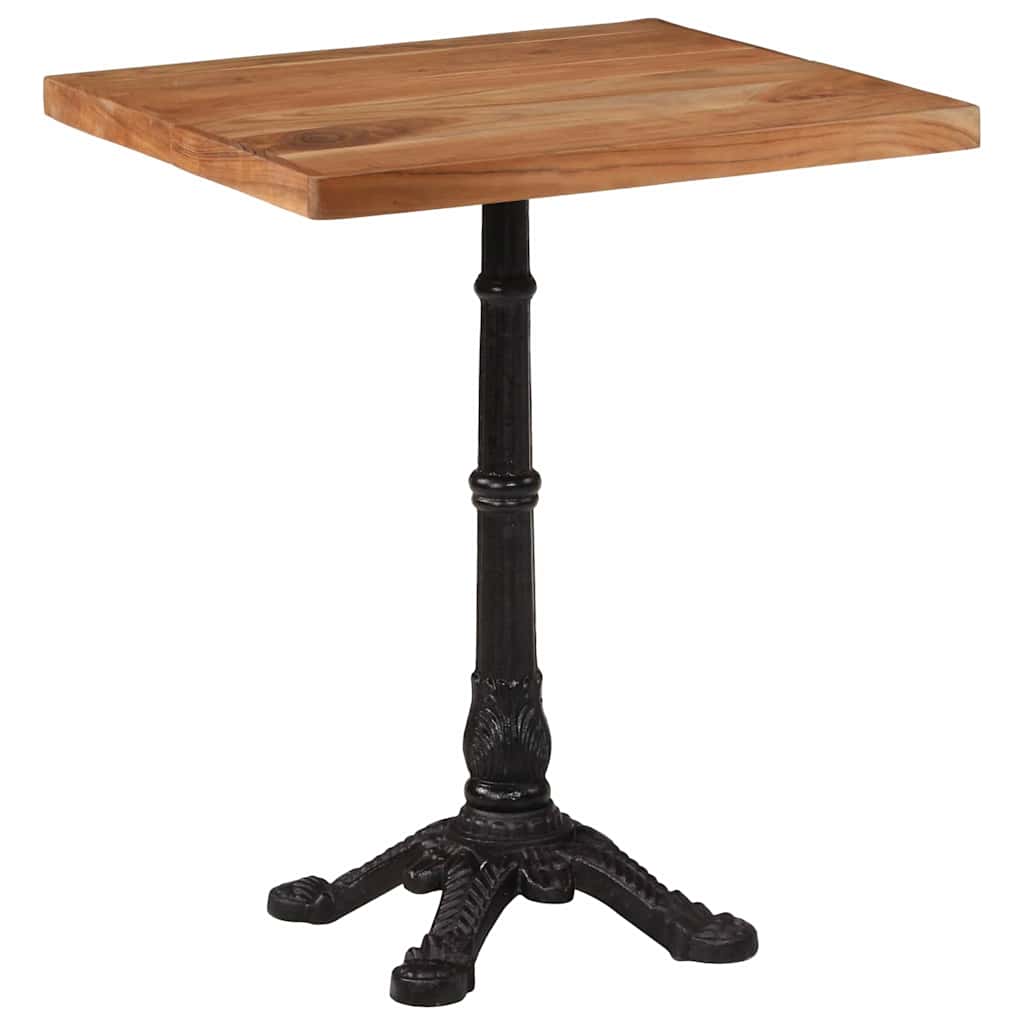 vidaXL Τραπέζι Bistro 60 x 60 x 76 εκ. από Μασίφ Ξύλο Ακακίας