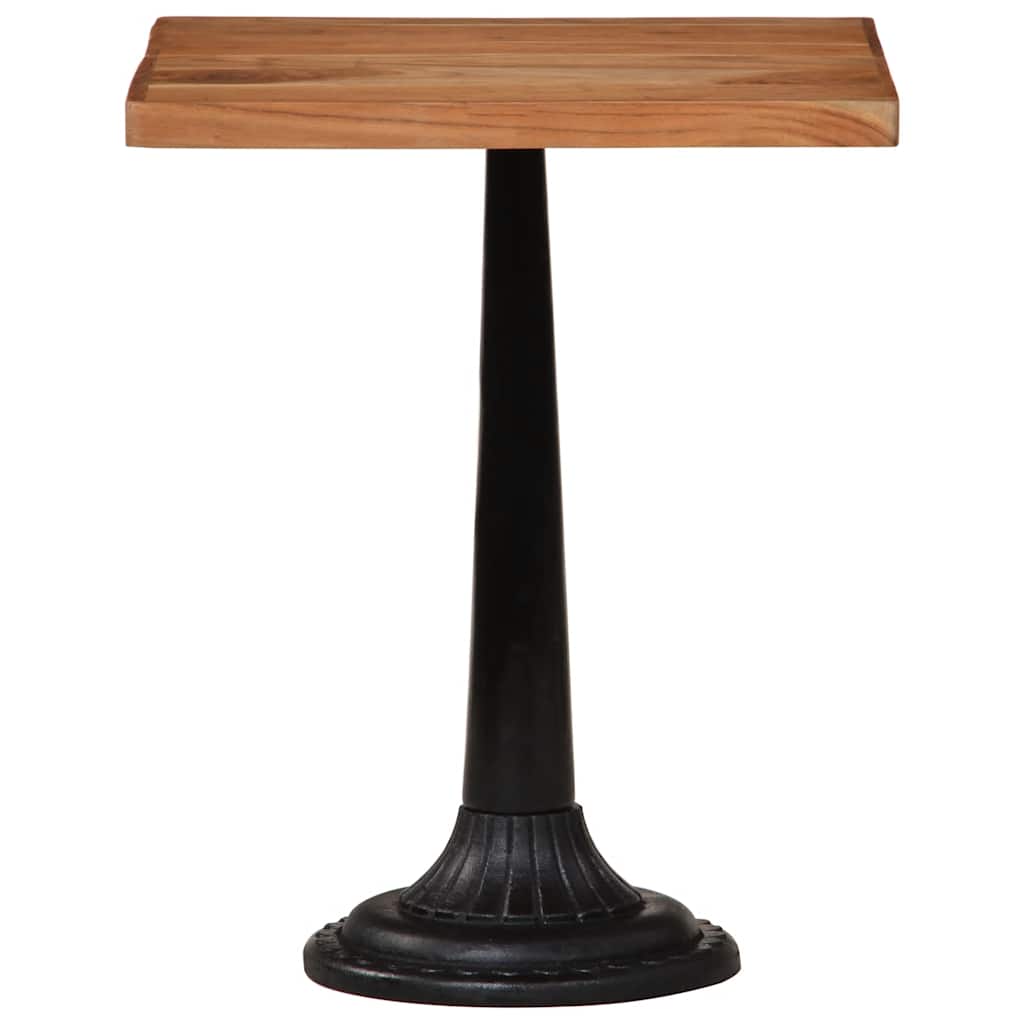 vidaXL Τραπέζι Bistro 60 x 60 x 76 εκ. από Μασίφ Ξύλο Ακακίας