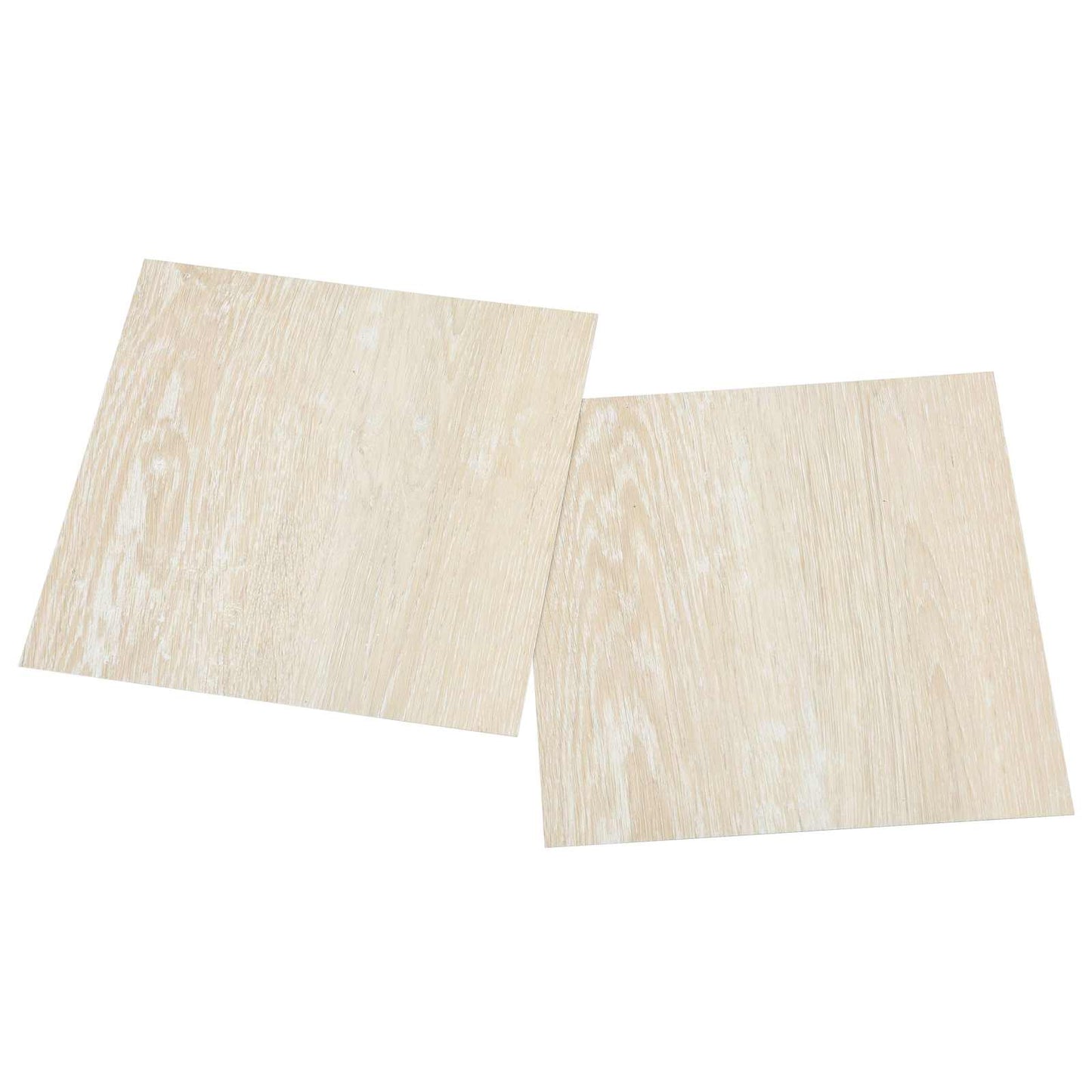 vidaXL Πλάκες Δαπέδου Λευκό και Μπεζ 5,11 τ.μ. 55 τεμ. PVC
