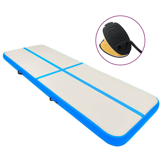 vidaXL Στρώμα Ενόργανης Φουσκωτό Μπλε 800 x 100 x 15 εκ. PVC με Τρόμπα