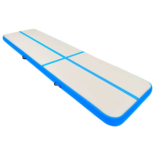 vidaXL Στρώμα Ενόργανης Φουσκωτό Μπλε 800 x 100 x 15 εκ. PVC με Τρόμπα